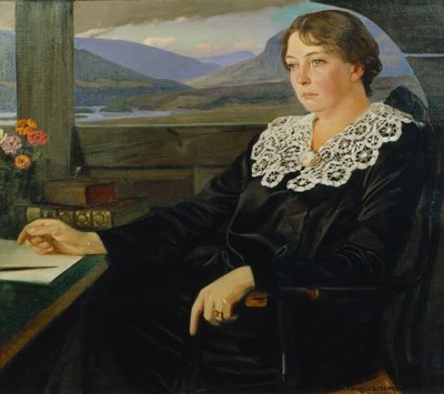 Author Sigrid Undset by Harald Slott Moller