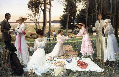 The Afternoon Picnic by Harald Slott Moller