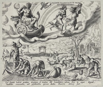 Luna, the Moon by Harmen Jansz. Muller