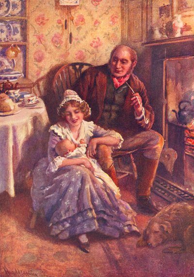 John and Dot Peerybingle by Harold Copping