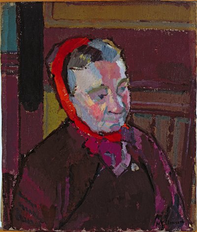 Portrait of Mrs Mounter by Harold Gilman