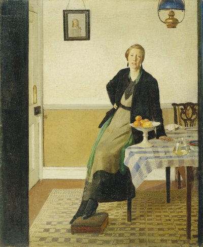An Interior by Harold Harvey