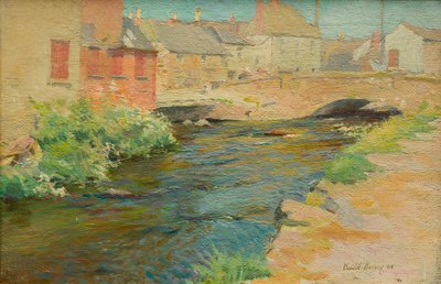Newlyn Bridge by Harold Harvey