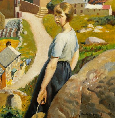 The Girl, Zennor by Harold Harvey