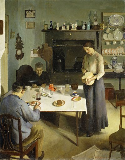 The Tea-Table by Harold Harvey