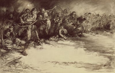 Counter Attack, c.1918 by Harold James Mowat
