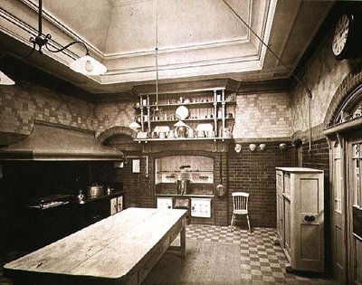 The Kitchen, Wickham Hall, Kent by Harold Palmer