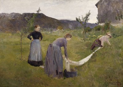Bleaching Linen by Harriet Backer