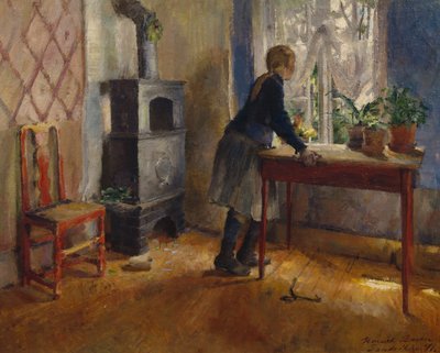 Girl by the Window by Harriet Backer