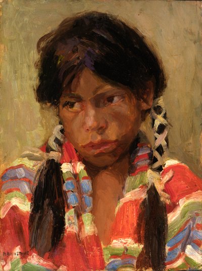 Indian Boy Joe Archelita, 1918 by Harriet Blackstone