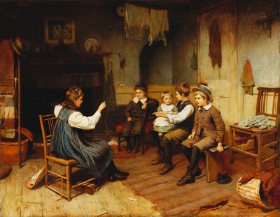 Playing School by Harry Brooker