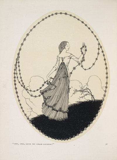 April by Harry Clarke
