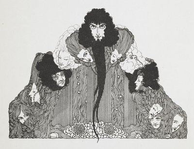Illustration of Bluebeard by Harry Clarke