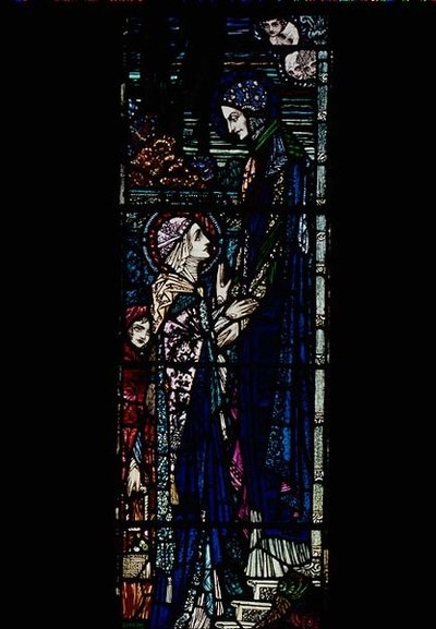 St. Elizabeth and Mary by Harry Clarke