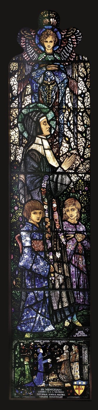 The Blessed Julie with Two Children by Harry Clarke