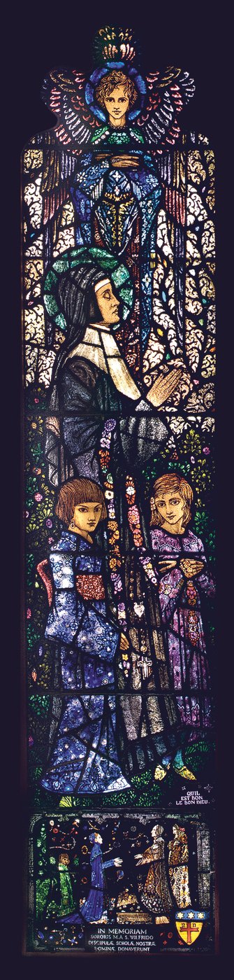 The Blessed Julie with Two Children by Harry Clarke