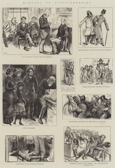 Humours of Electioneering by Harry Furniss