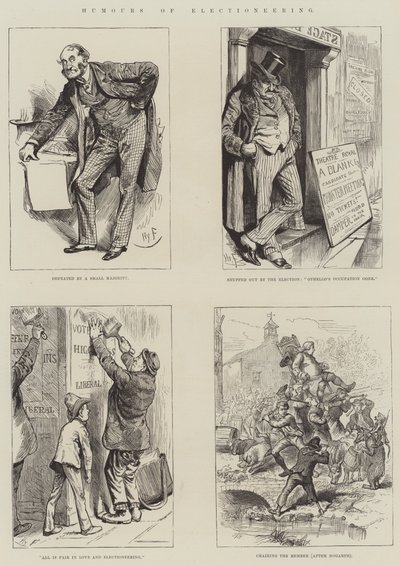 Humours of Electioneering by Harry Furniss