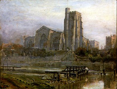 The Old Church at Sunrise by Harry Goodwin