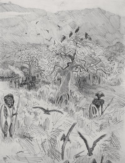 Masai Camp by Harry Hamilton Johnston