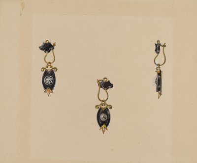 Earrings by Harry Jennings