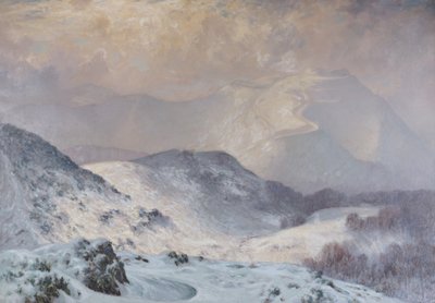 Winter at Malvern, Worcestershire by Harry William Adams