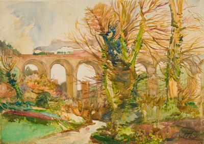 Railroad Bridge, St. Austell, England, 1905 by Hayley Lever