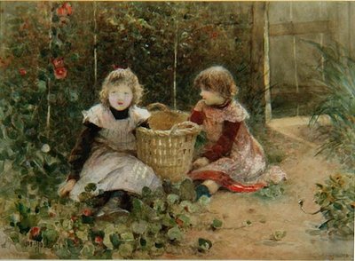 In the Walled Garden by Hector Caffieri
