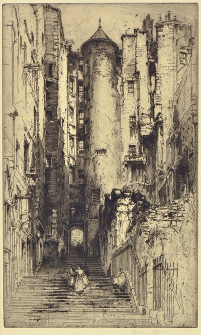 Advocates Close, Edinburgh by Hedley Fitton