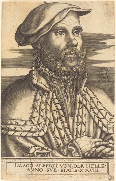 Albert van der Helle by Heinrich Aldegrever