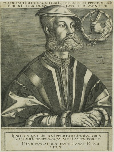 Bernard Knipperdolling by Heinrich Aldegrever
