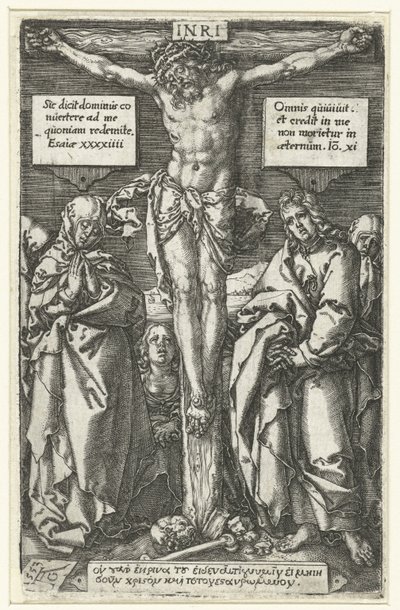 Christ on the Cross by Heinrich Aldegrever