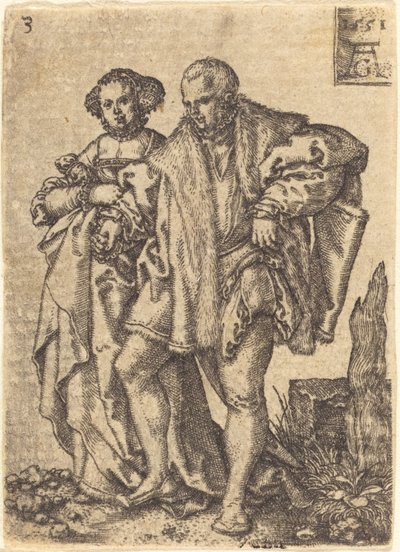 Dancing Couple by Heinrich Aldegrever