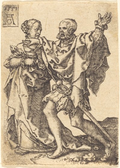 Dancing Couple by Heinrich Aldegrever