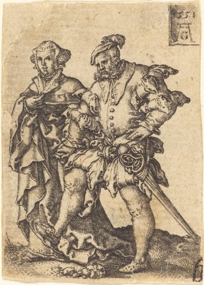 Dancing Couple by Heinrich Aldegrever
