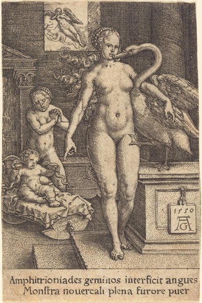 Hercules as a Child, 1550 by Heinrich Aldegrever