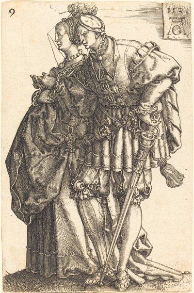 Large Wedding Dancers by Heinrich Aldegrever