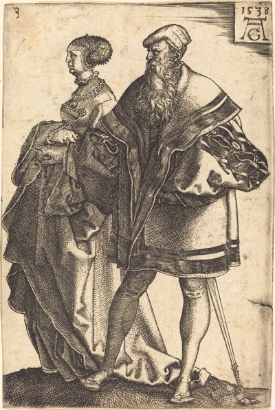 Large Wedding Dancers by Heinrich Aldegrever