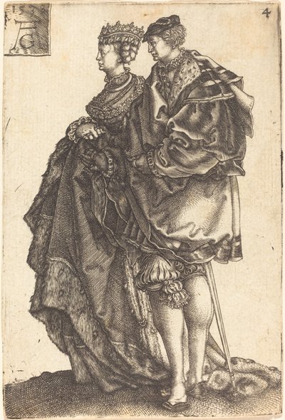 Large Wedding Dancers, 1538 by Heinrich Aldegrever