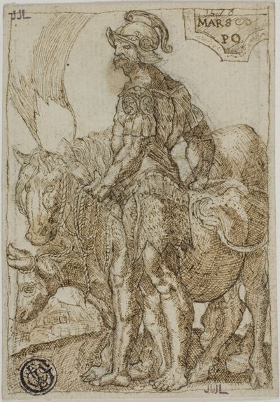 Mars, from The Seven Planets by Heinrich Aldegrever