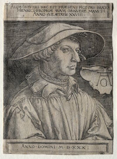 Self-Portrait by Heinrich Aldegrever