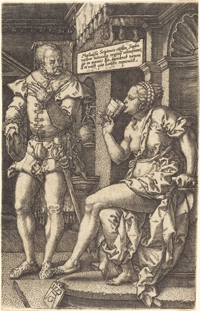 Sophonisba by Heinrich Aldegrever