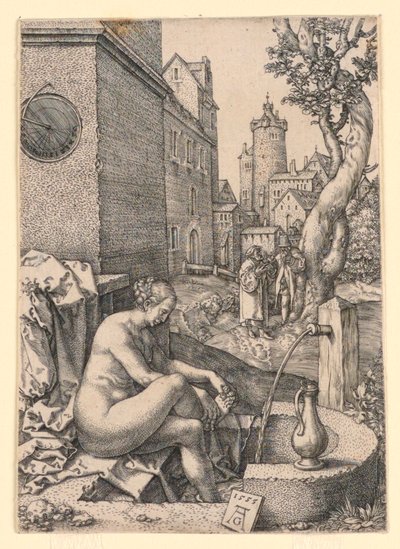Susanna and the Elders by Heinrich Aldegrever