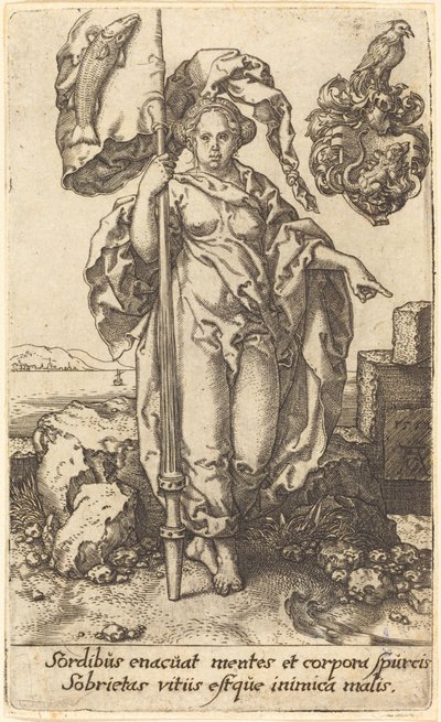 Temperance by Heinrich Aldegrever