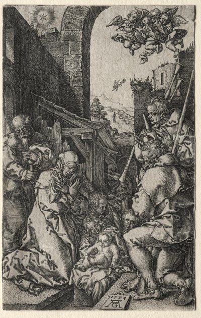 The Adoration of the Shepherds by Heinrich Aldegrever
