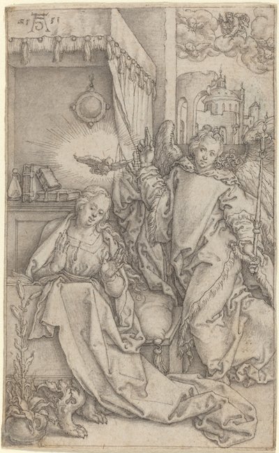 The Annunciation, 1552 by Heinrich Aldegrever
