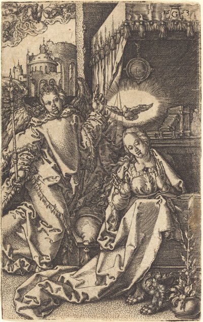 The Annunciation by Heinrich Aldegrever