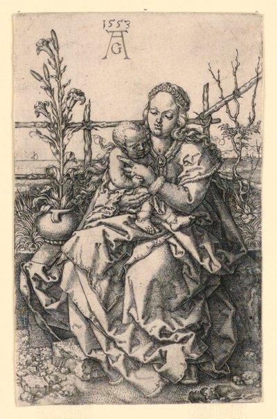 Virgin and Child by Heinrich Aldegrever