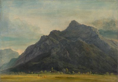 The Untersberg near Salzburg by Heinrich Burkel