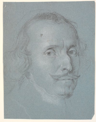 Male Portrait Head by Heinrich Dittmers